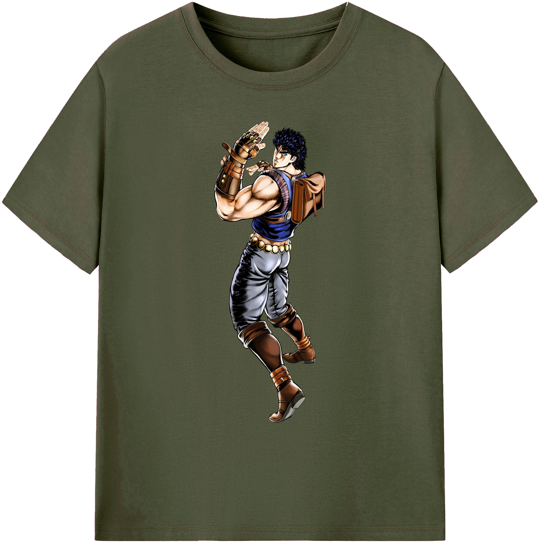 （画像用） ジョジョの奇妙な冒険 /ジョナサン?ジョースター JoJo's Bizarre Adventure Jonathan Joestar 綿100％ メンズ半袖Tシャツ｜肌触りやわらか＆通気性